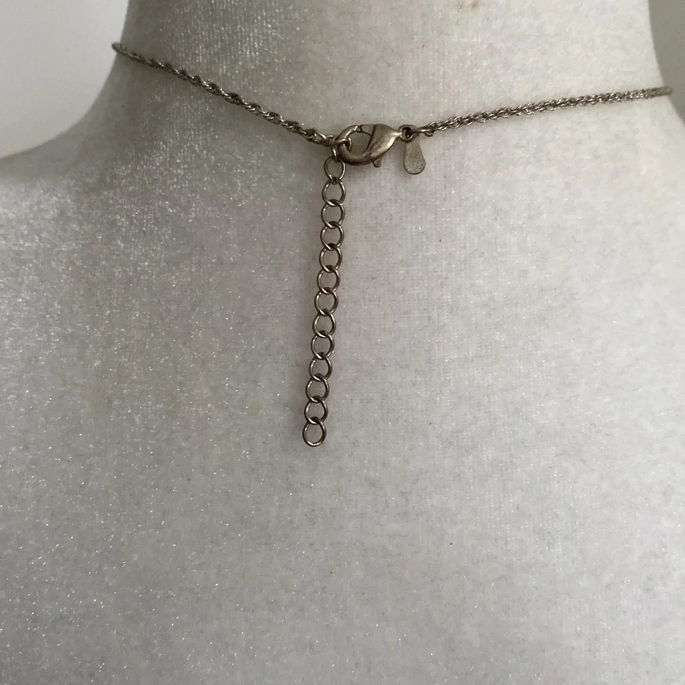 Black Camellias Flower Luxury Style Crystal Accents Necklace - Picture 11 of 11